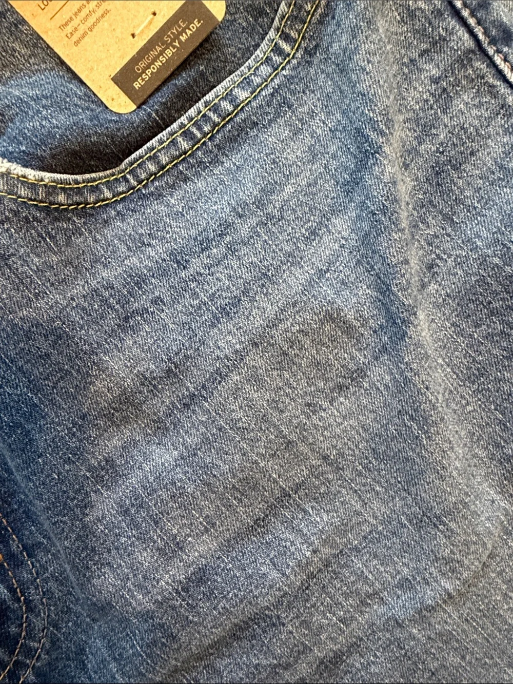 Levi's Men's Relaxed Straight Jeans in Medium & Dark Wash - 34x30 - Bundle of 2